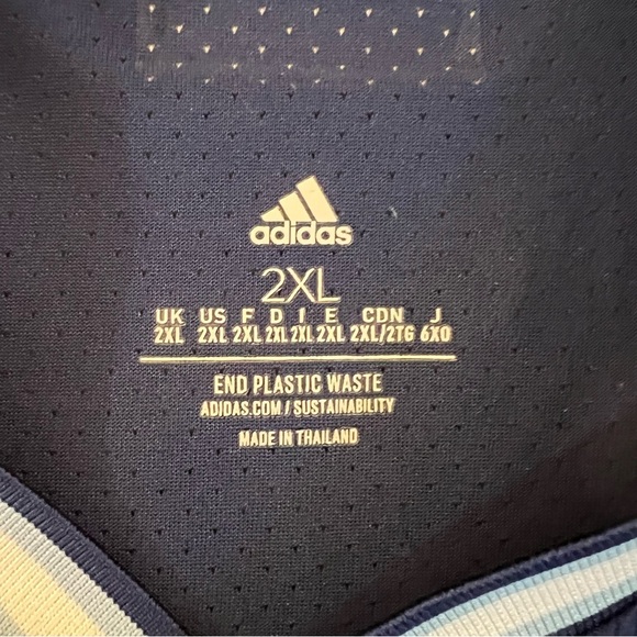 Adidas Vancouver Whitecaps FC 2022 The Hoop x This City Replica Blank Jersey XXL - Picture 4 of 9